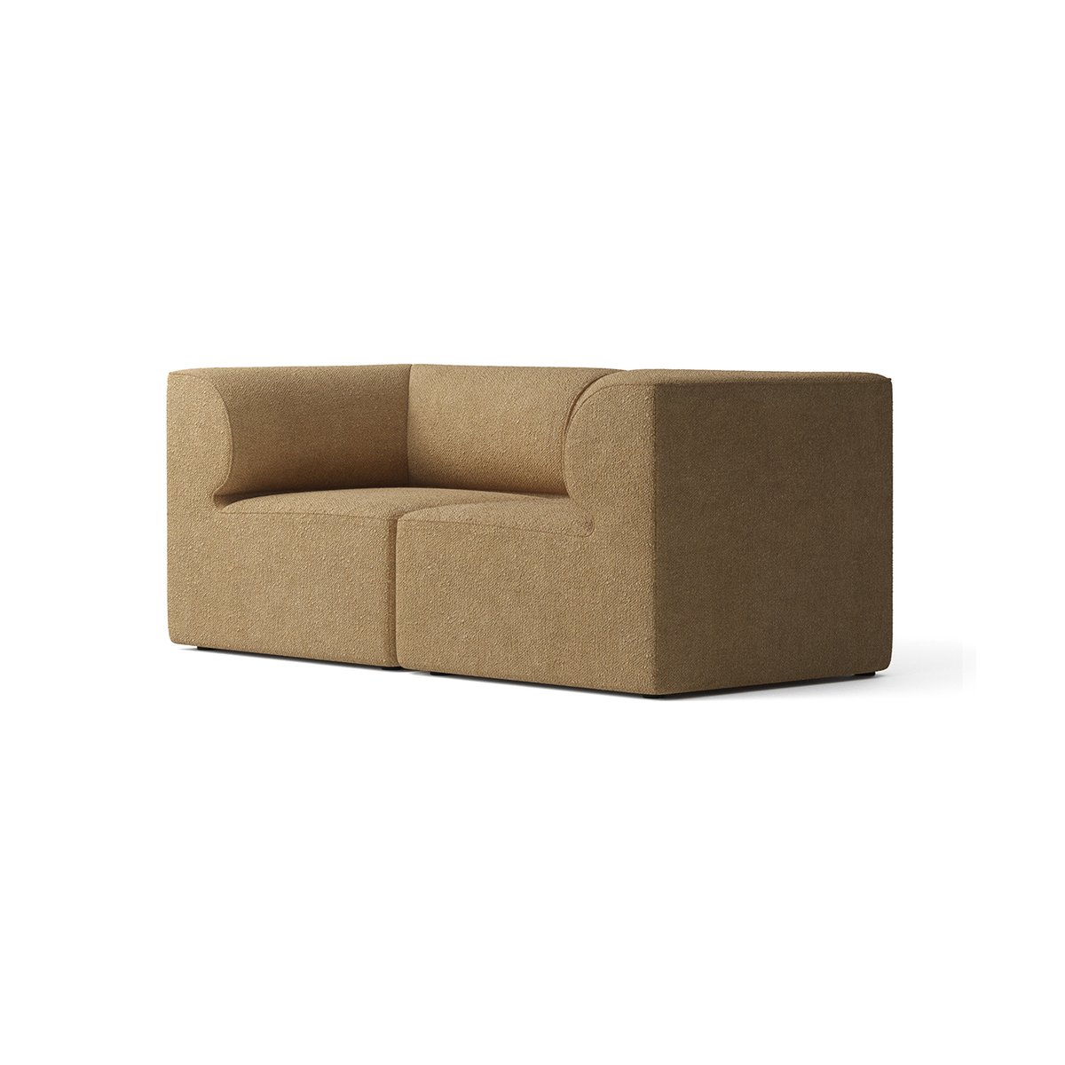 Audo Copenhagen Eave 86 canapé modulable configuration 1 Audo bouclé 06 (gold)