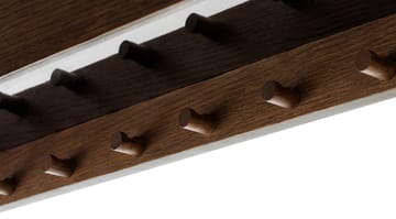 Étagère à crochets Epoch 118 cm - Dark stained oak-black - Audo Copenhagen