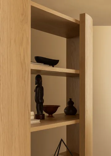 Étagère Crescent - Chêne non traité, 150x173 cm - Audo Copenhagen