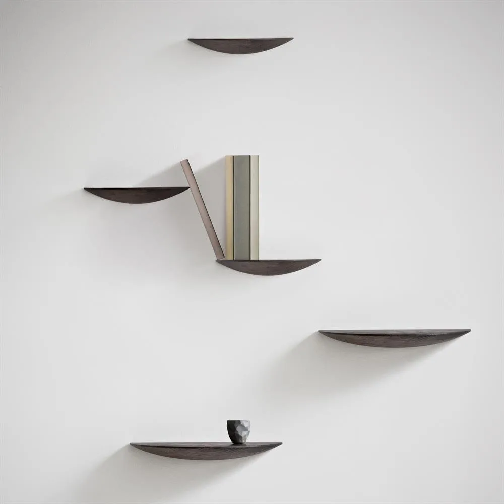 Etagère Gridy Fungi en chêne noir, petit Audo Copenhagen