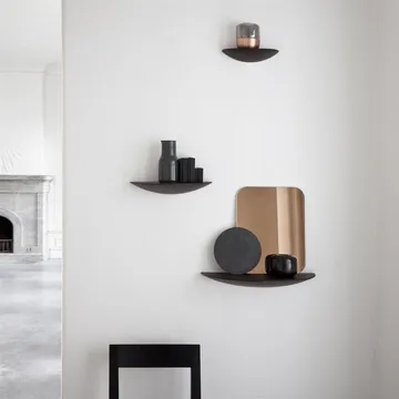 Etagère Gridy Fungi en chêne noir - petit - Audo Copenhagen