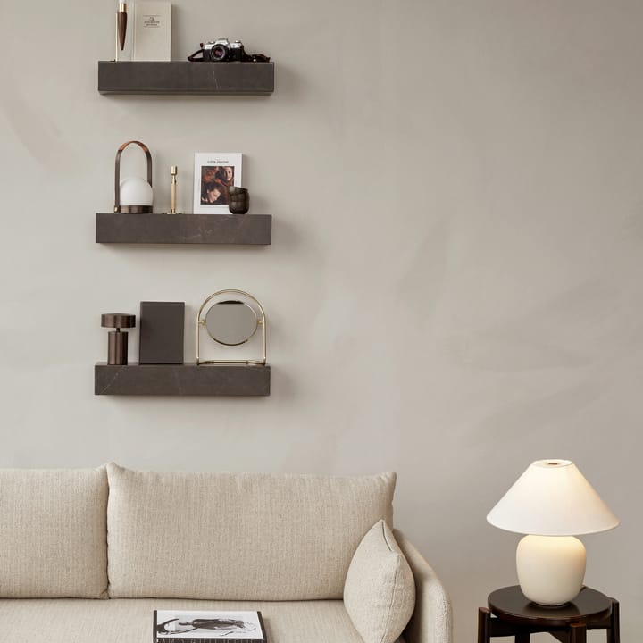 Étagère Plinth, Marbre kendzo marron-gris Audo Copenhagen