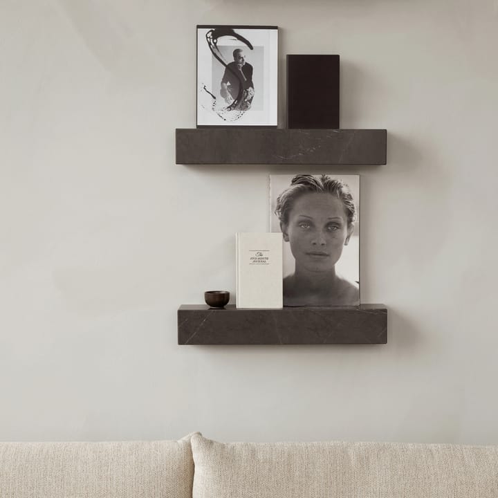 Étagère Plinth, Marbre kendzo marron-gris Audo Copenhagen