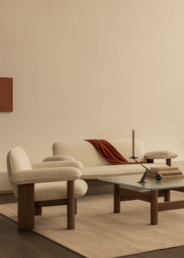 Fauteuil Brasilia low back - Dark oak-Baru 0200 - Audo Copenhagen