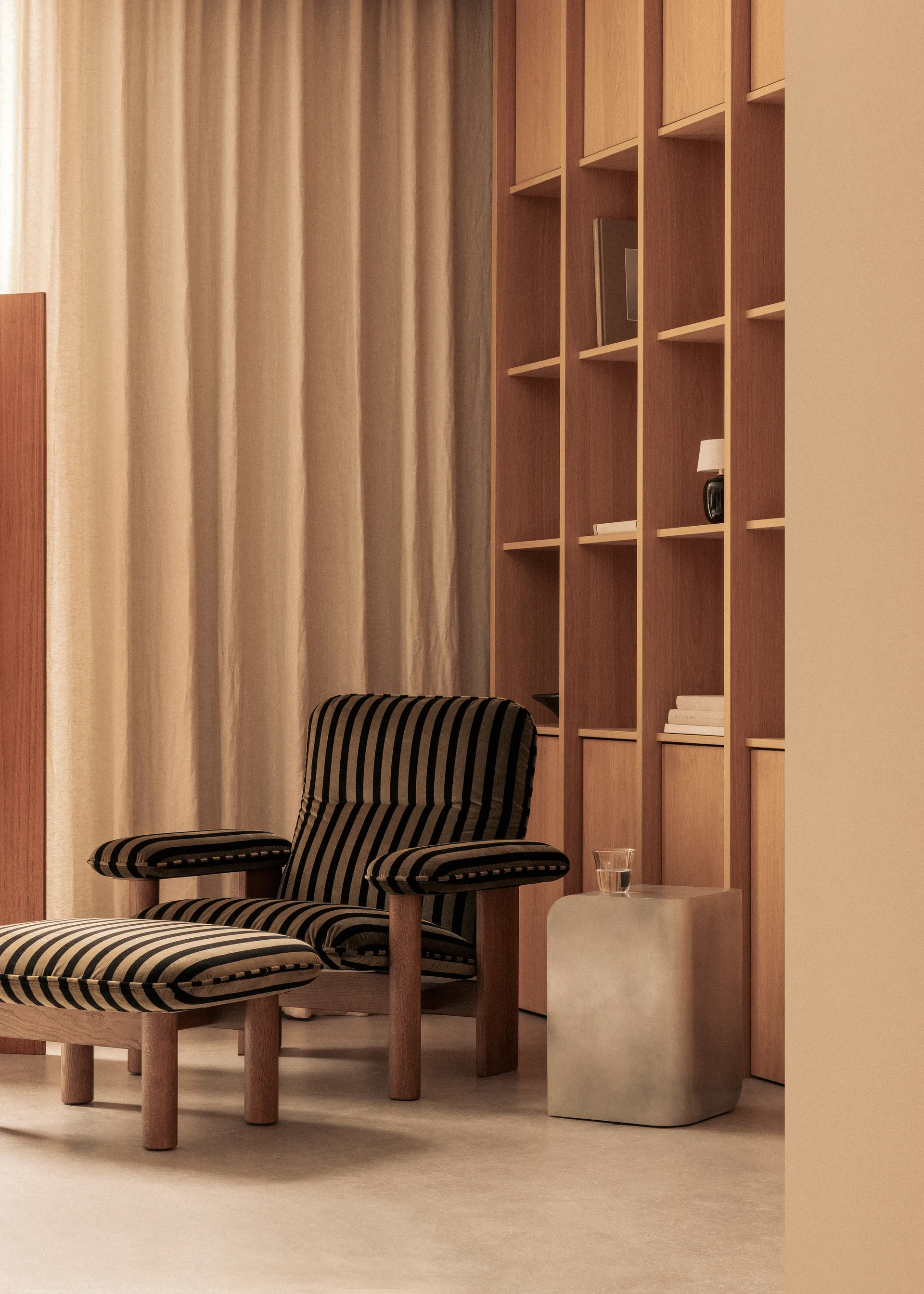 Fauteuil Brasilia, Walnut-Cabanon soft Audo Copenhagen