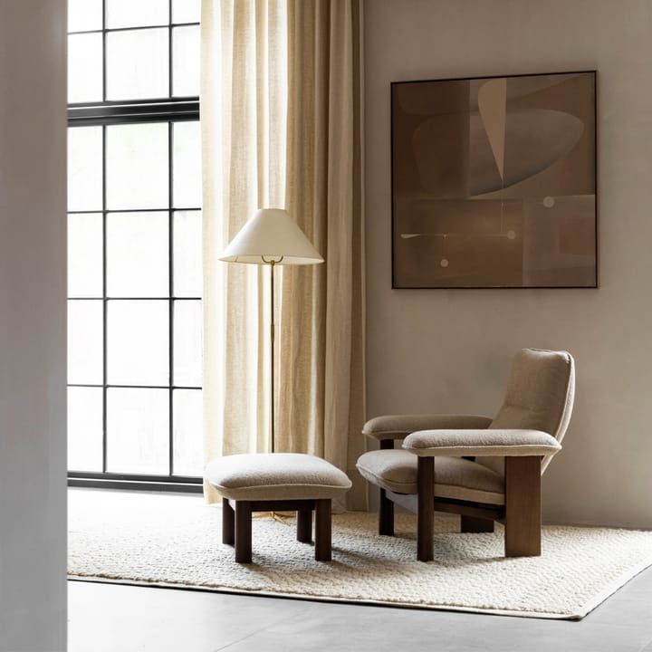 Fauteuil Brasilia, Walnut-Moss 011 grey Audo Copenhagen