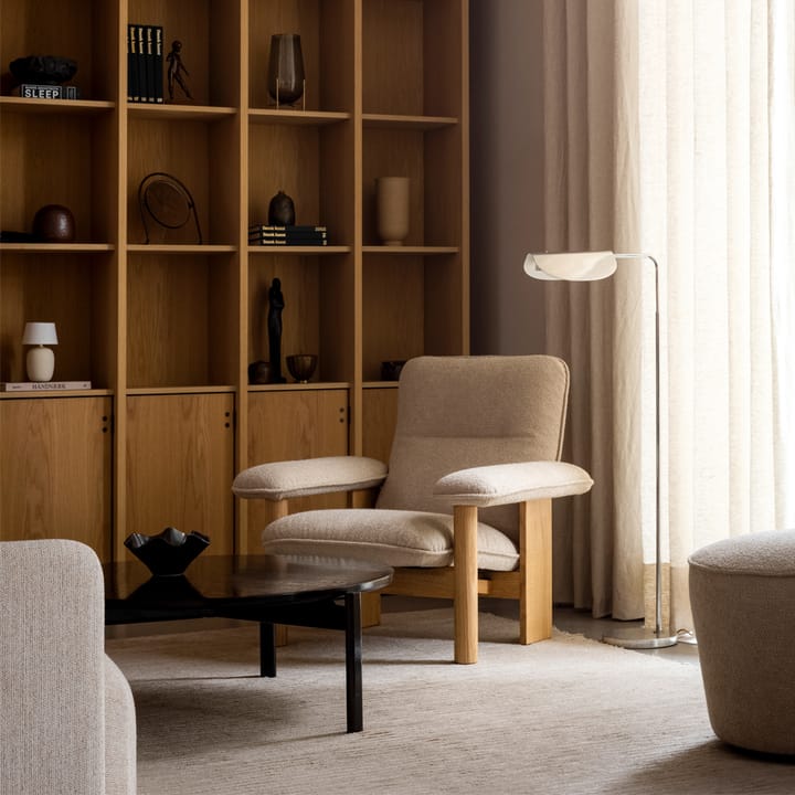 Fauteuil Brasilia, Walnut-Moss 011 grey Audo Copenhagen