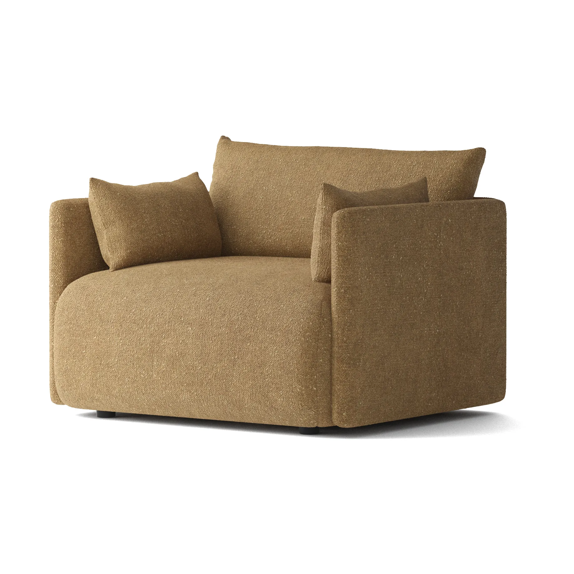 Fauteuil Offset, Audo Bouclé 06 Gold Audo Copenhagen