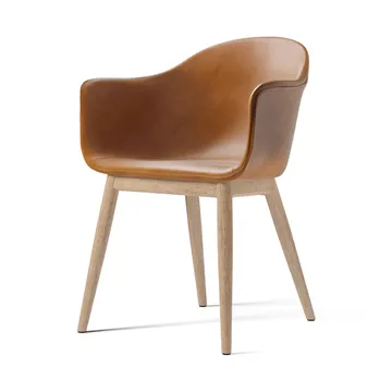 Harbour Dining Chair chaise de salle à manger entièrement rembourrée - Aida 0250-console en chêne naturel - Audo Copenhagen