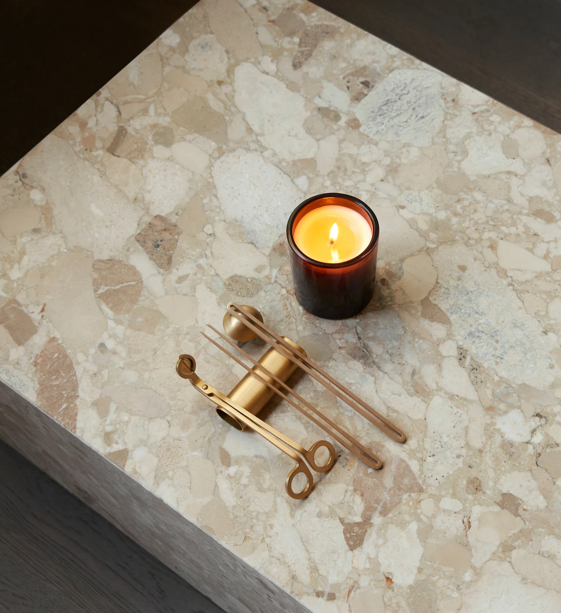 Kit d’entretien pour bougies Clip 4 pièces, Laiton Audo Copenhagen