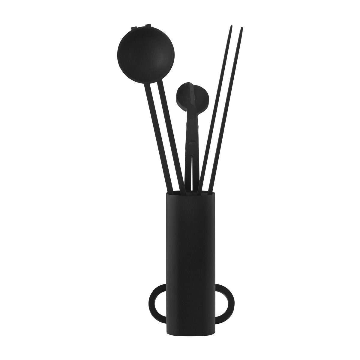 audo copenhagen kit d’entretien pour bougies clip 4 pièces noir