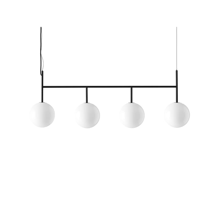 Lampe à suspension TR Bulb Suspension Frame - opale shiny, cadre noir
 - Audo Copenhagen