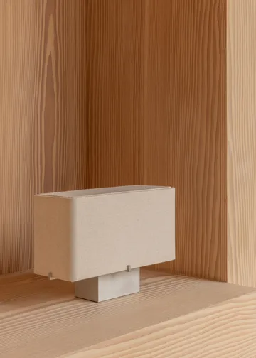 Lampe de table Nonna 24 cm - Aluminium brossé-sable - Audo Copenhagen