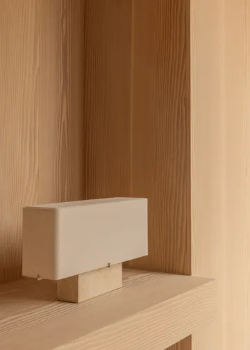 Lampe de table Nonna 30 cm - Travertine-sand - Audo Copenhagen