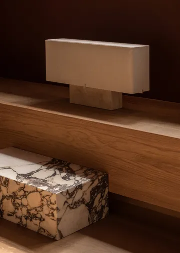 Lampe de table Nonna 30 cm - Travertine-sand - Audo Copenhagen