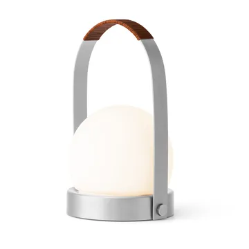 Lampe de table portable Carrie - Aluminium brossé - Audo Copenhagen