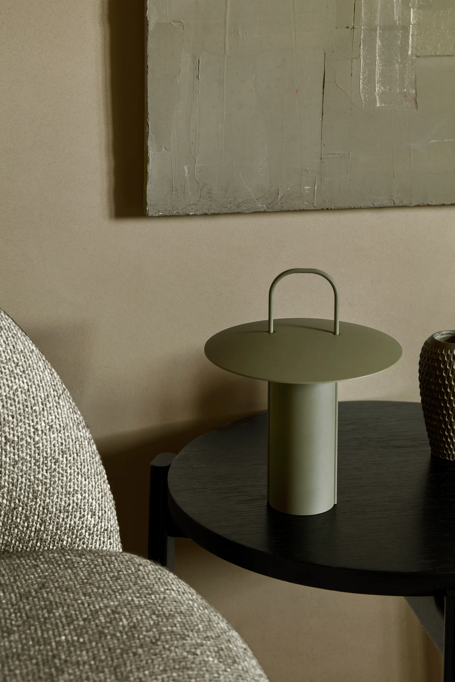 Lampe de table portable Ray, Dusty Green Audo Copenhagen