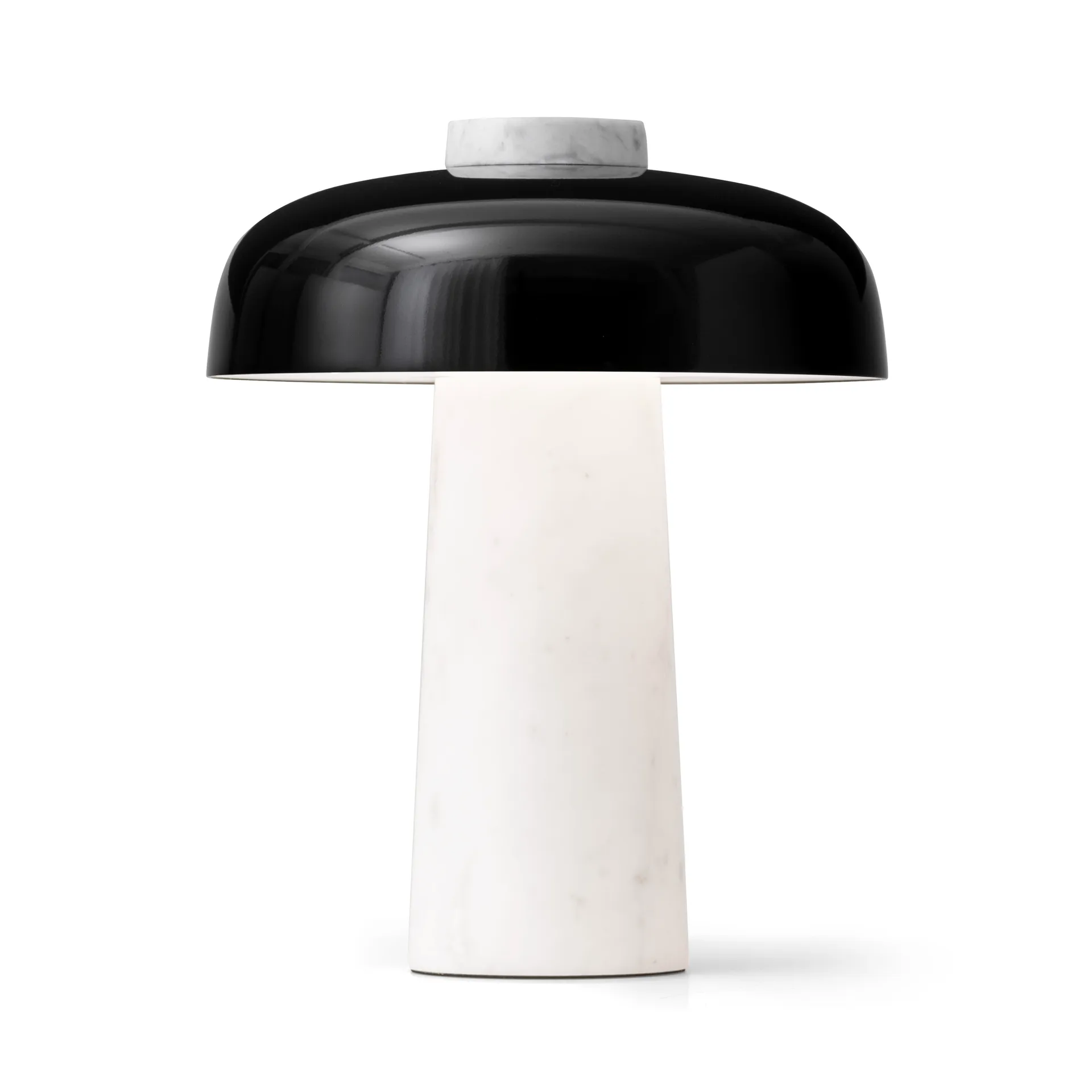 Lampe de table Reverse 30 cm, Carrara-black Audo Copenhagen