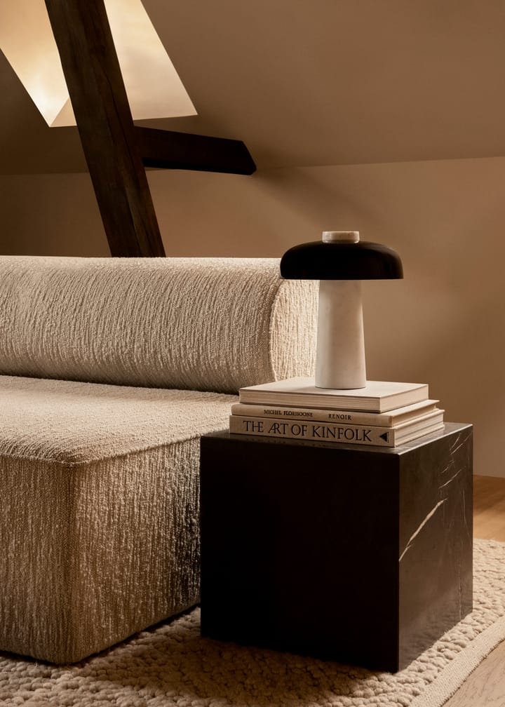 Lampe de table Reverse 30 cm, Carrara-black Audo Copenhagen