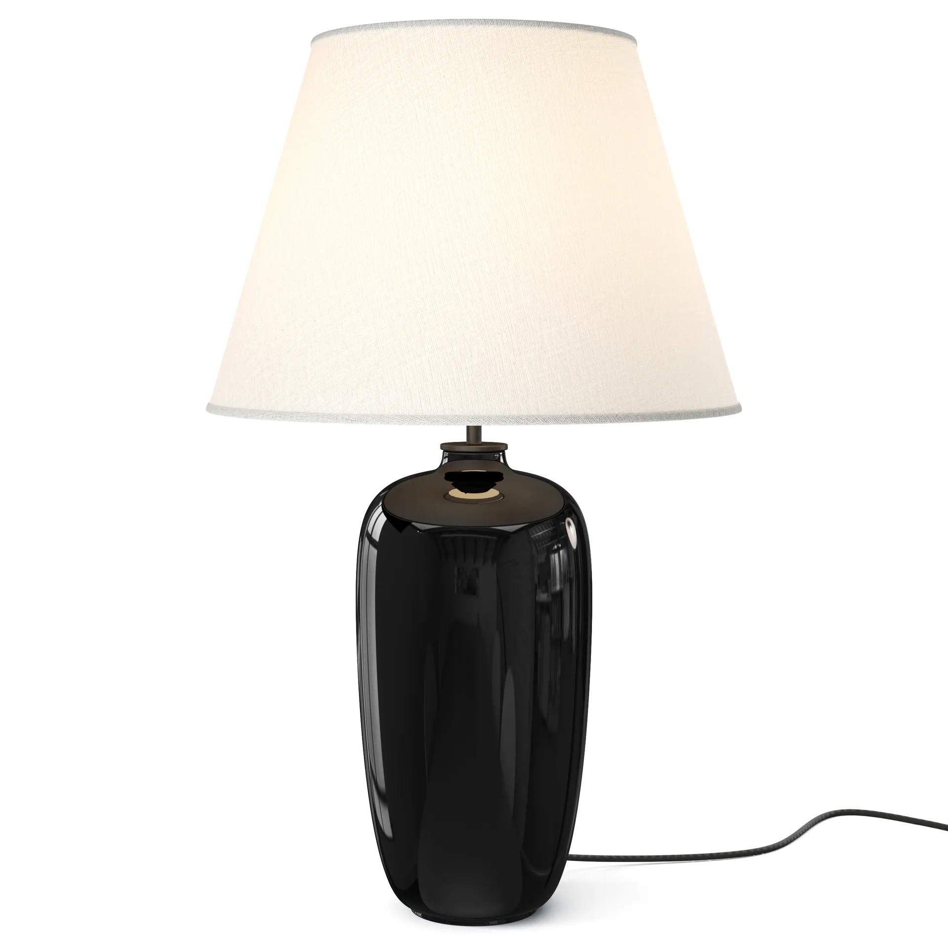 Lampe de table Torso 57 cm, Noir Audo Copenhagen