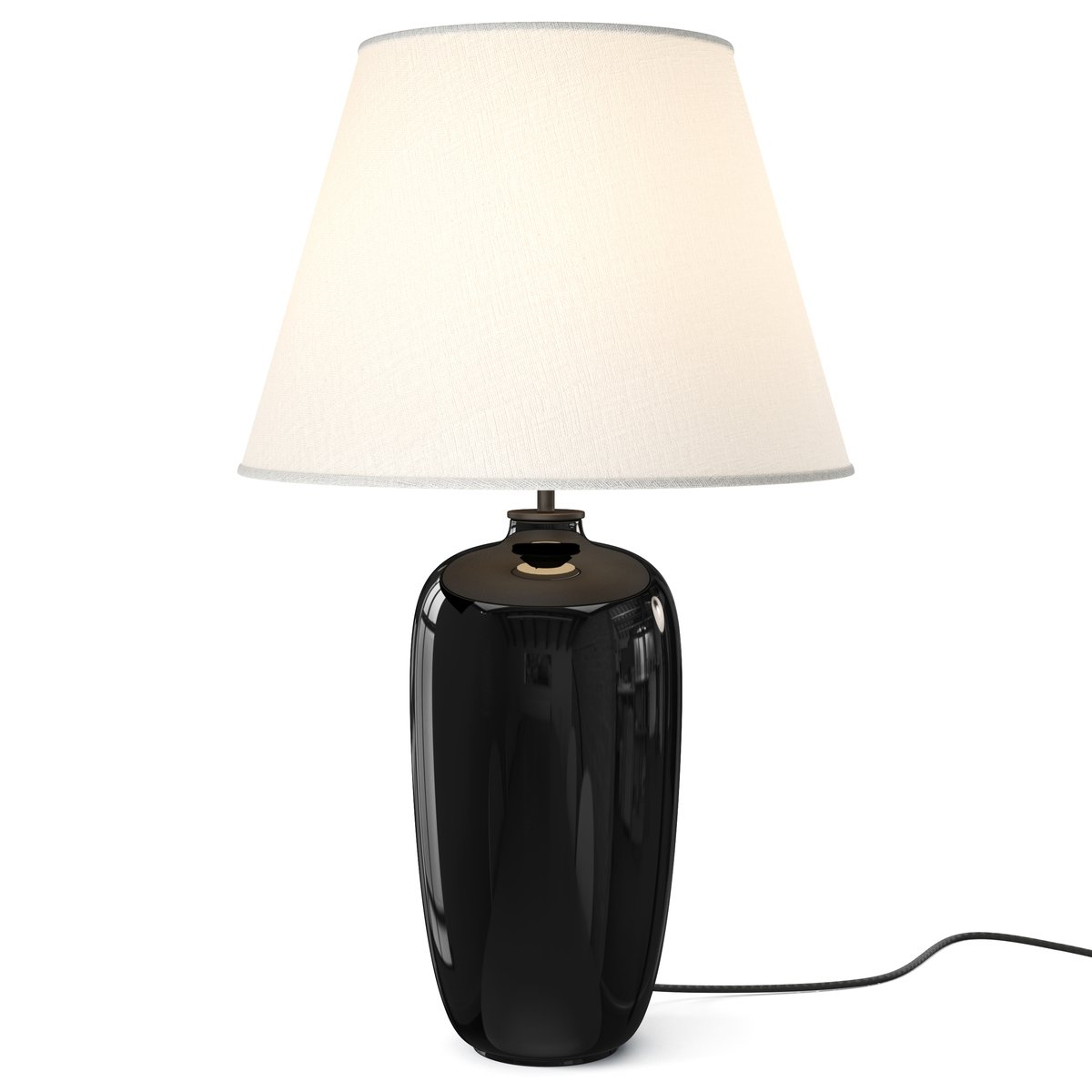 Audo Copenhagen Lampe de table Torso 57 cm Noir | Design Scandinave | Lampes de table | Noir