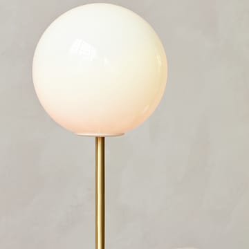 Lampe de table TR Bulb - opale shiny, pied de lampe en marbre gris - Audo Copenhagen