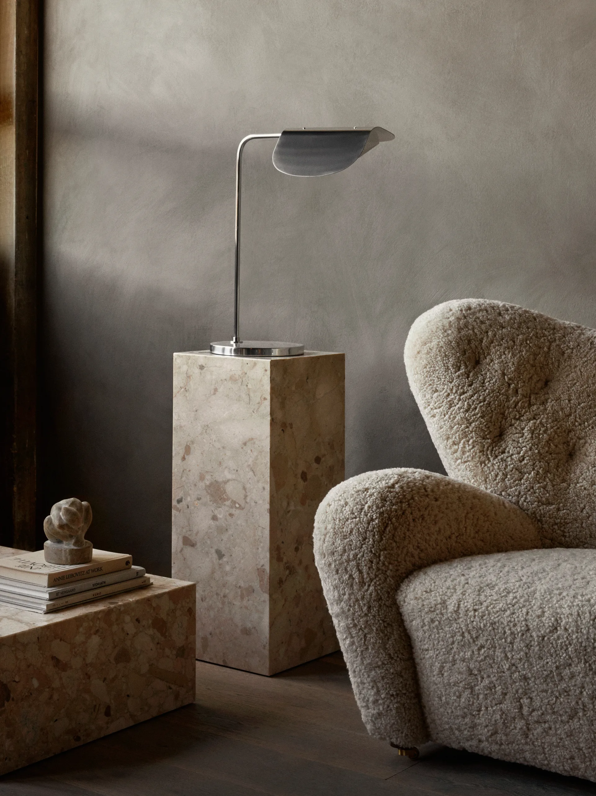 Lampe de table Wing 56 cm, Aluminium Audo Copenhagen