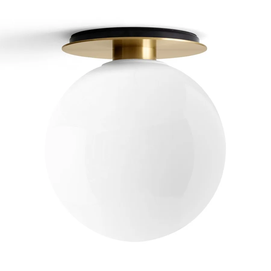 Lampe murale/Lampe à suspension TR Laiton, Verre opale poli Audo Copenhagen