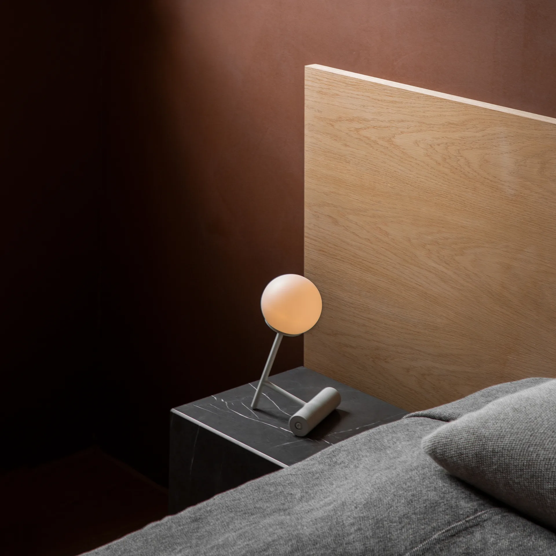 Lampe Phare LED, Gris clair Audo Copenhagen