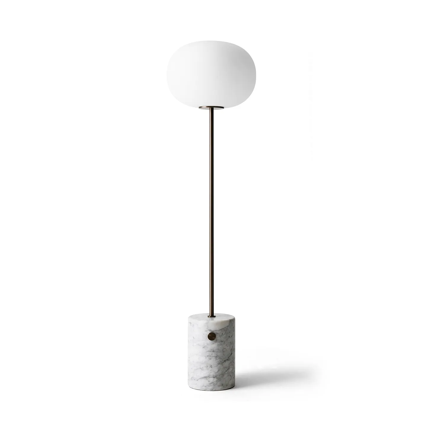 Lampe sur pied JWDA, Marbre de Carrare-laiton bruni, 130 cm Audo Copenhagen
