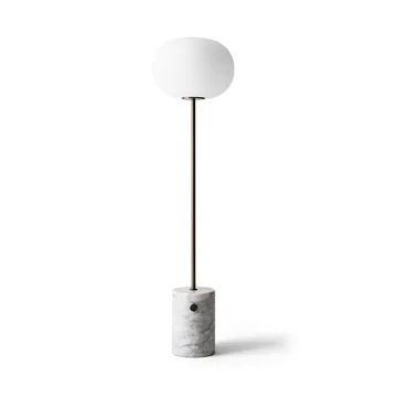 Lampe sur pied JWDA - Marbre de Carrare-laiton bruni, 130 cm - Audo Copenhagen