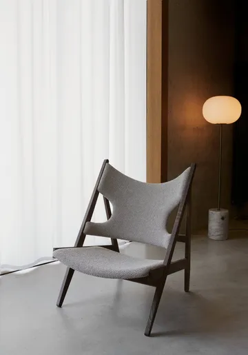 Lampe sur pied JWDA - Marbre de Carrare-laiton bruni, 130 cm - Audo Copenhagen