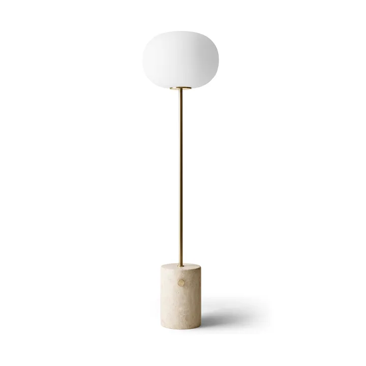 Lampe sur pied JWDA - Travertin-laiton brossé, 130 cm - Audo Copenhagen