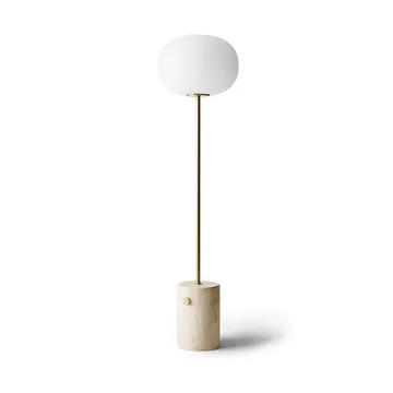 Lampe sur pied JWDA - Travertin-laiton brossé, 130 cm - Audo Copenhagen