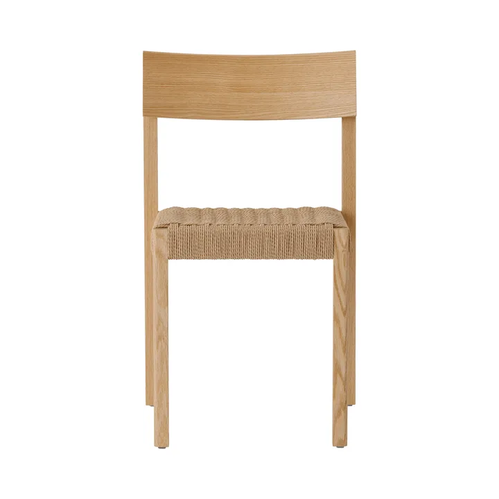 Mauro chaise - Chêne naturel-assise tressée naturelle - Audo Copenhagen