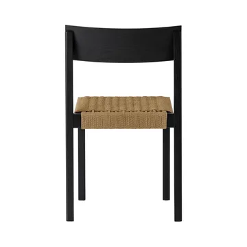 Mauro chaise - Chêne noir-assise tressée naturelle - Audo Copenhagen