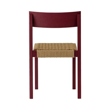 Mauro chaise - French red chêne-assise en canne naturelle - Audo Copenhagen