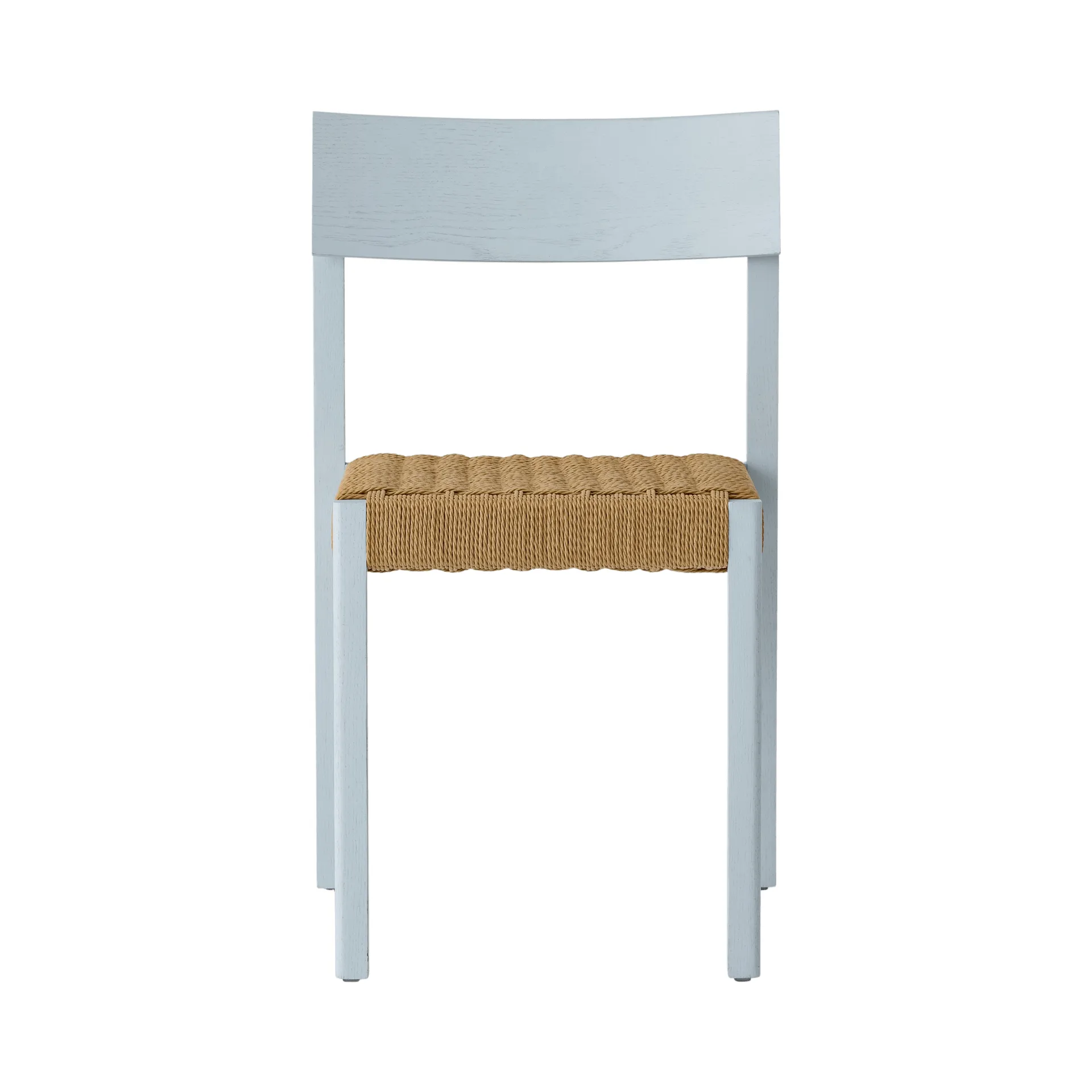 Mauro chaise, Linen blue chêne-assise tressée naturelle Audo Copenhagen