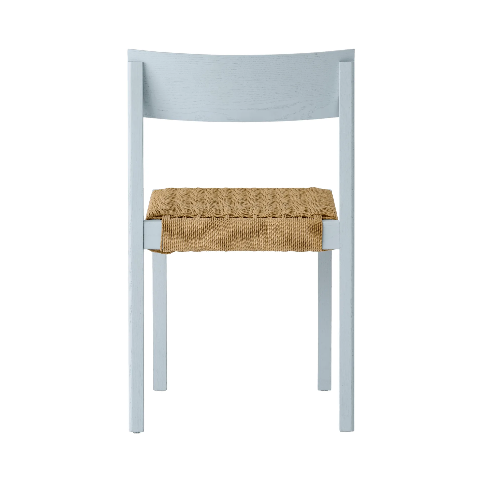 Mauro chaise, Linen blue chêne-assise tressée naturelle Audo Copenhagen