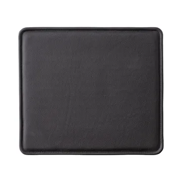 Mauro coussin de chaise pour chaise - Cuir Madras Black - Audo Copenhagen