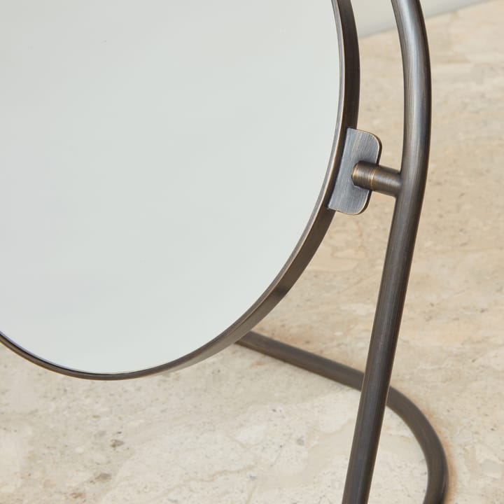 Miroir de table Nimbus 25 cm - Laiton bronzé - Audo Copenhagen