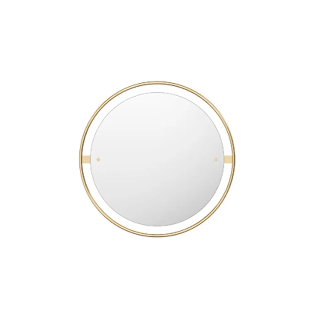 Miroir Nimbus, polished brass, ø 60 Audo Copenhagen
