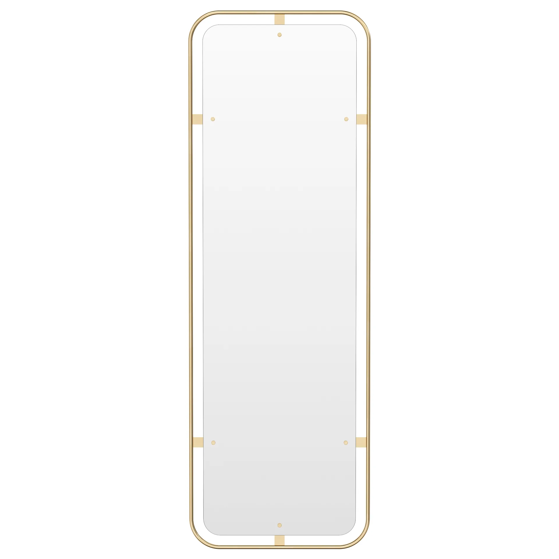 Miroir Nimbus rectangulaire, Polished brass Audo Copenhagen