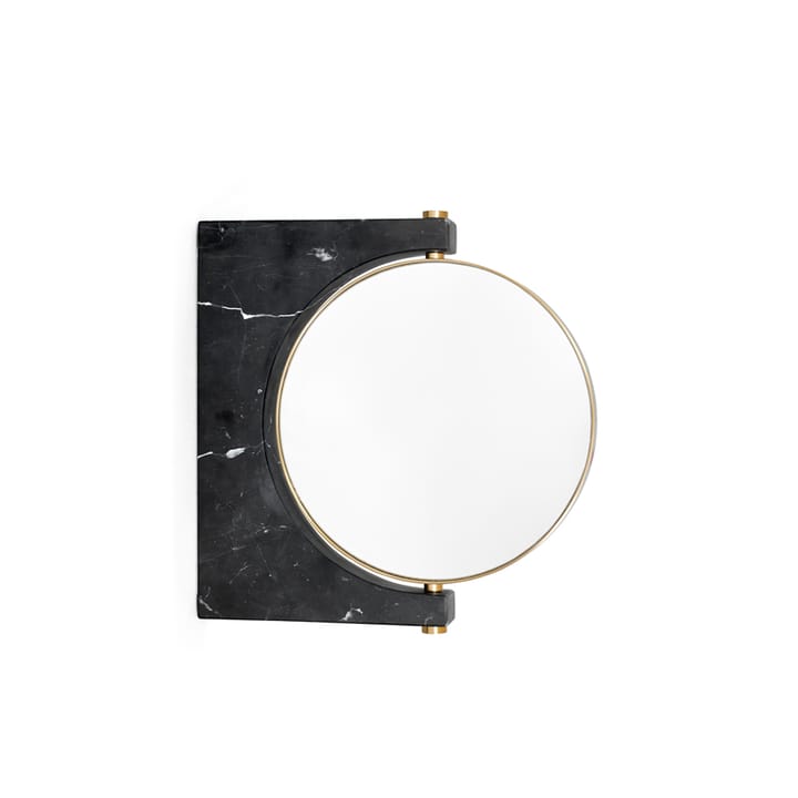 Miroir Pepe Marble - marbre noir, suspendu au mur - Audo Copenhagen