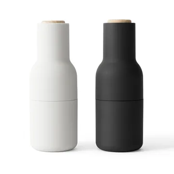 Set De 6 Ustensiles De Cuisine Nordic SWAN En Nylon Avec Panier - Poignées Effet Bois
