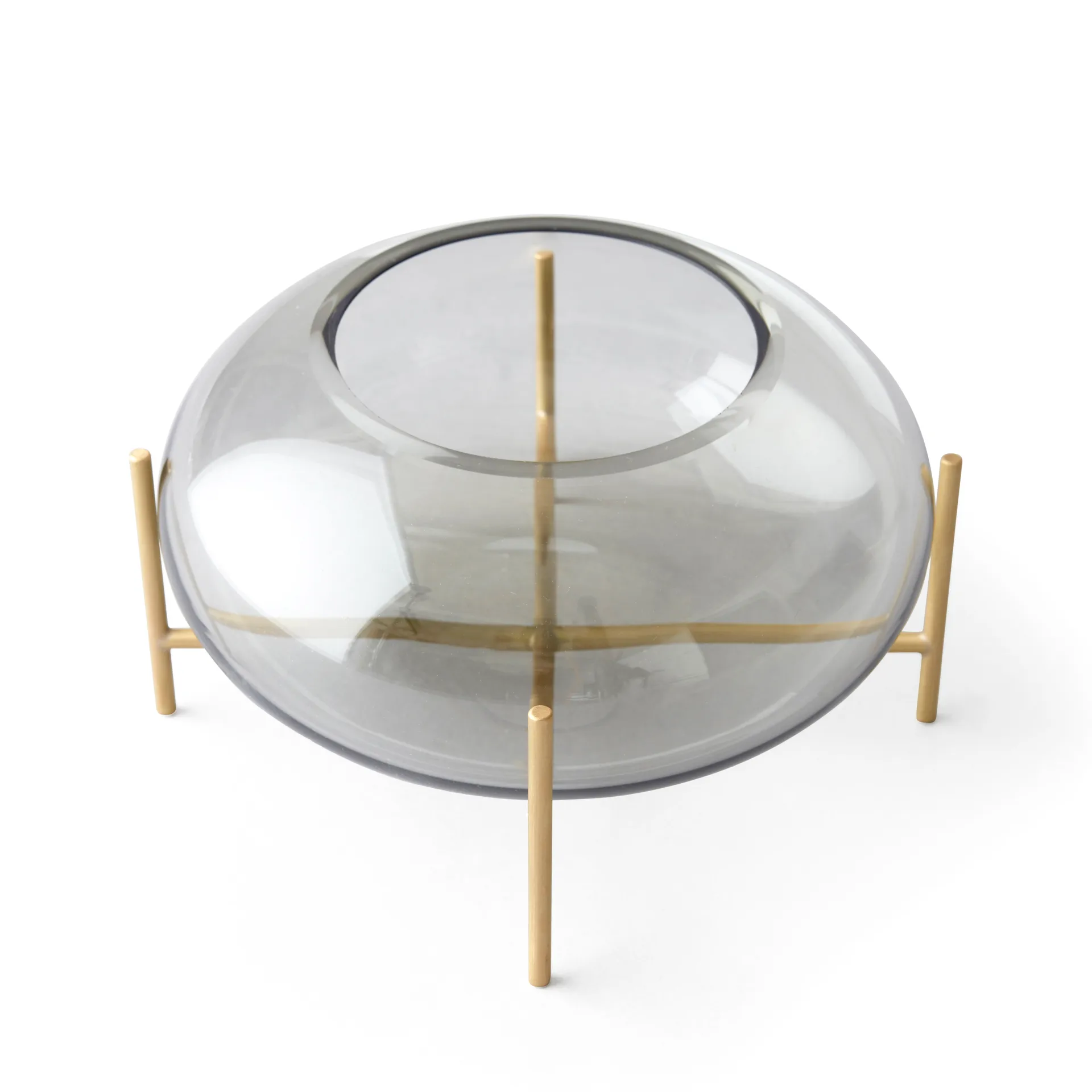 Photophore Échasse laiton brossé, Fumée Audo Copenhagen