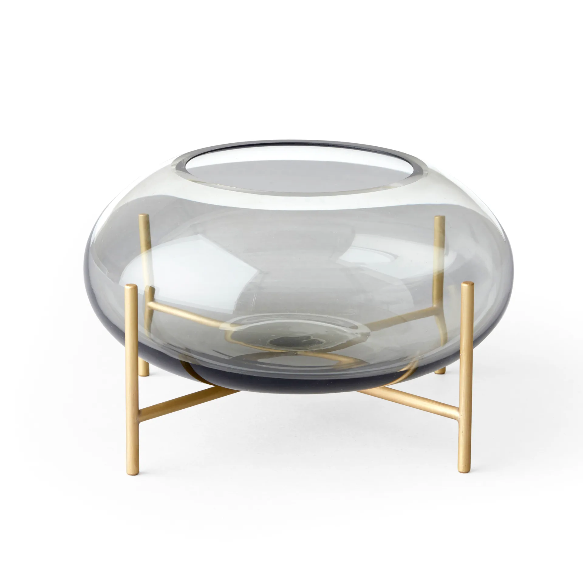 Photophore Échasse laiton brossé, Fumée Audo Copenhagen