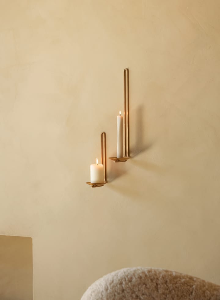 Photophore mur Clip 20 cm, Laiton Audo Copenhagen