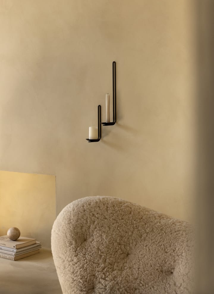 Photophore mur Clip 20 cm, Noir Audo Copenhagen