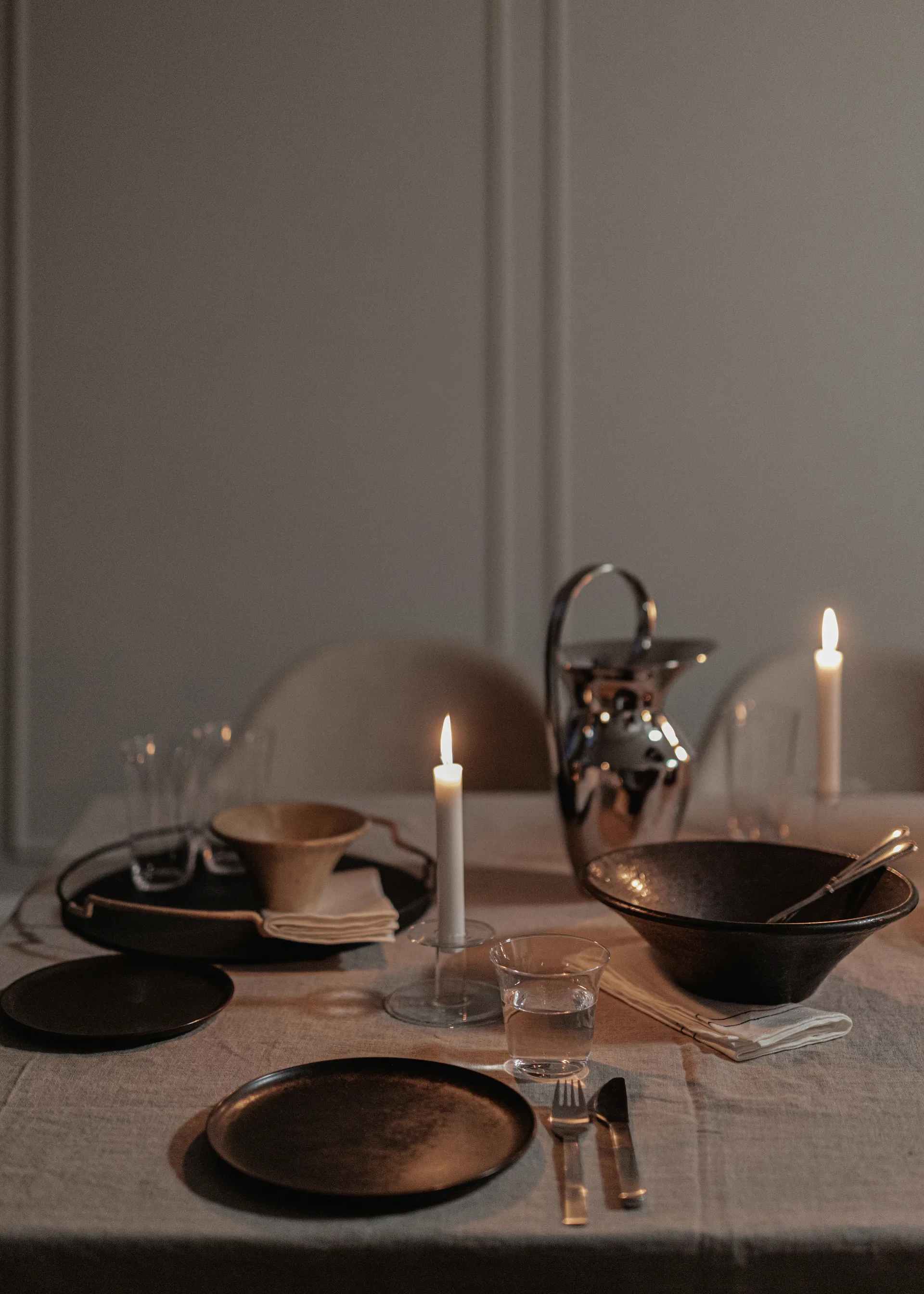 Pichet Etruscan 33 cm, Acier inoxydable Audo Copenhagen